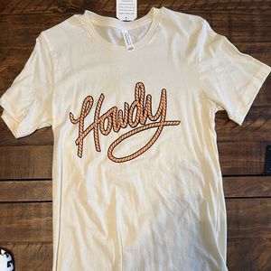 Howdy western t shirt